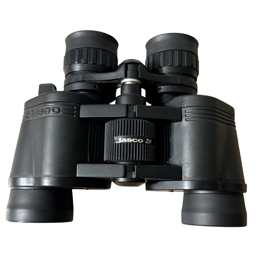 Tasco Zoom Binoculars 7X-15X35mm Fully Coated Optics Japan with Hard Case Black